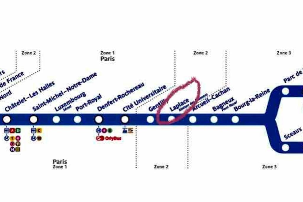 Beau T3 A Arcueil A 3 Min Rer B « Laplace » المظهر الخارجي الصورة