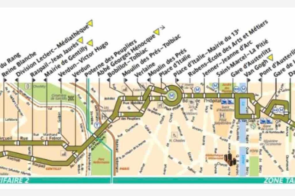 Beau T3 A Arcueil A 3 Min Rer B « Laplace » المظهر الخارجي الصورة